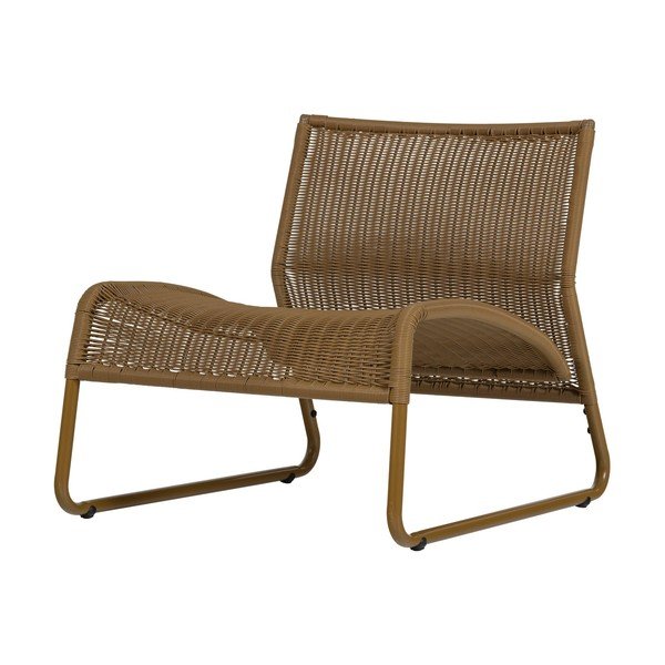 Okrovožlté z umelého ratanu záhradné kreslo West – WOOOD