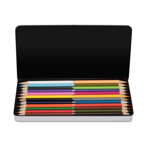 Sada 12 obojstranných pasteliek NPW Colouring Pencil Set