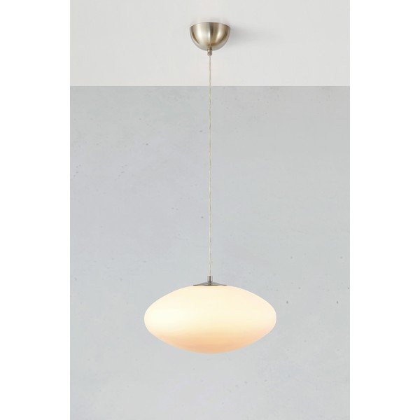 Biele závesné svietidlo so skleneným tienidlom ø 38 cm Locus - Markslöjd-image-2