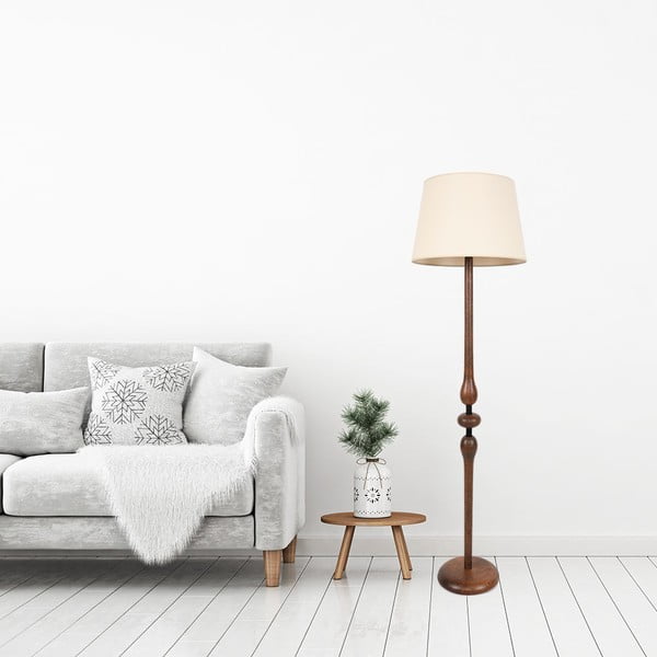 Stojacia lampa z hrabového dreva Mayıs-image-1