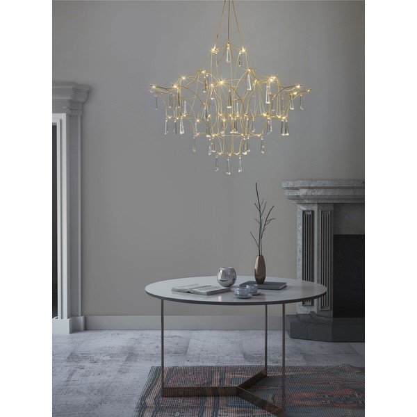 Kovové LED závesné svietidlo v zlatej farbe ø 80 cm Goro – Nova Luce-image-2