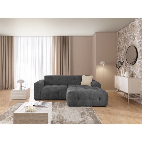 Tmavosivá rohová pohovka (pravý roh/s leňoškou) Melva – Ropez-image-2