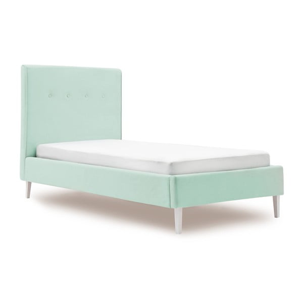 Detská zelená posteľ PumPim Mia, 200 × 90 cm