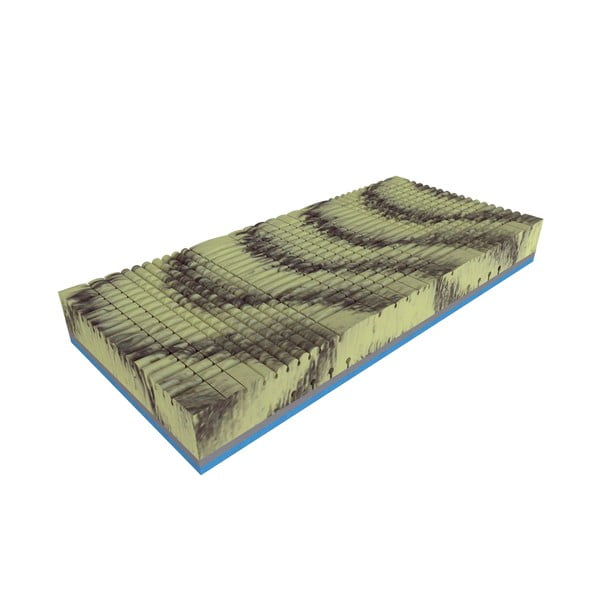 Stredne tvrdý/mäkký penový obojstranný matrac 120x200 cm Herbal visco – Materasso-image-3