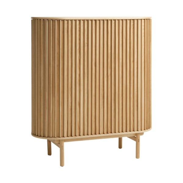 Skrinka v dekore duba v prírodnej farbe 110x125 cm Carno – Unique Furniture-image-2