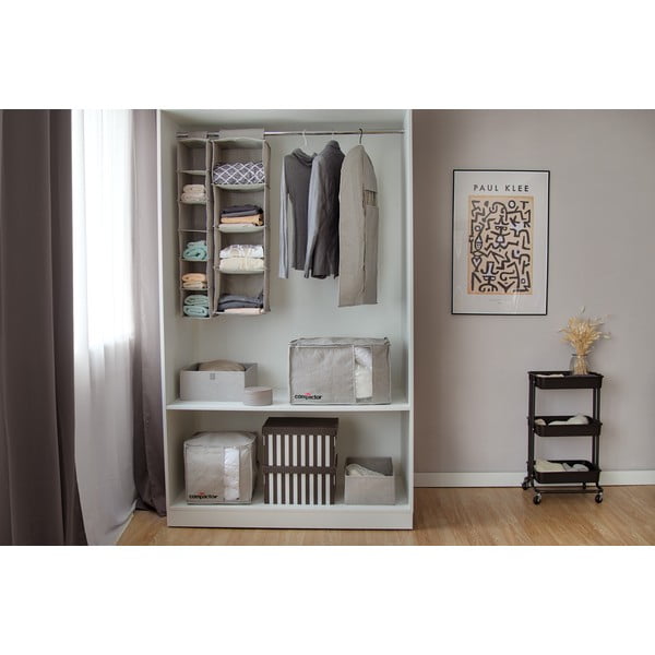 Sivý úložný box Compactor Oxford, 42 x 26 cm-image-2