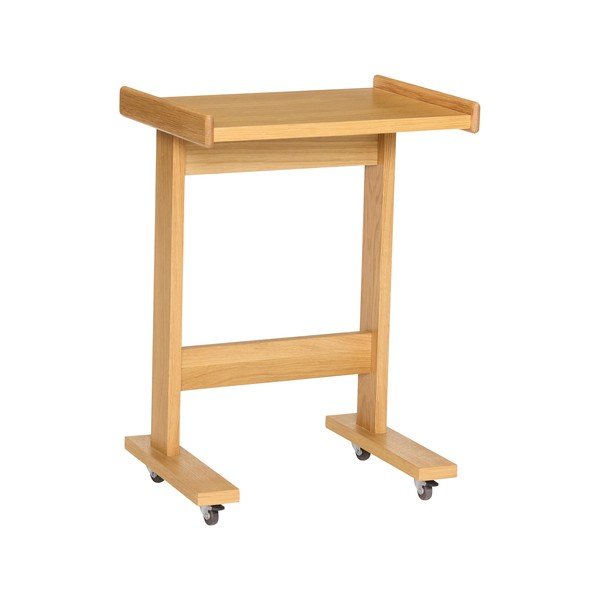 Odkladací stolík v dekore duba 35x48 cm Less – Hübsch-image-3