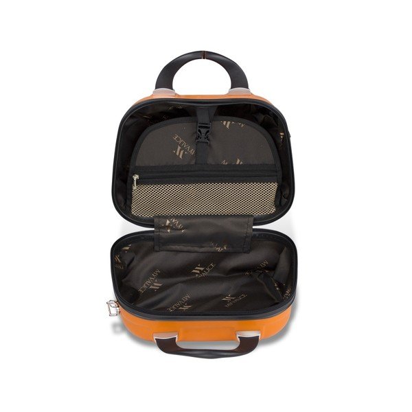 Oranžový dámsky príručný cestovný kufrík My Valice PREMIUM Make Up & Hand Suitcase-image-3