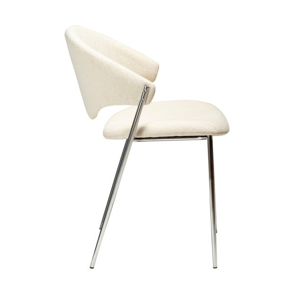 Krémovobiela čalúnená jedálenská stolička Zone – DAN-FORM Denmark-image-1
