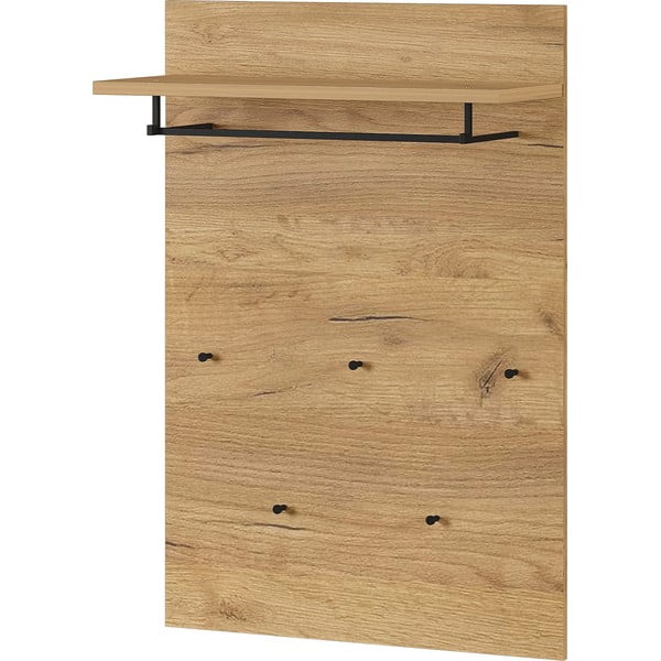 Vešiakový panel v dekore duba v prírodnej farbe Fremont – Germania-image-2