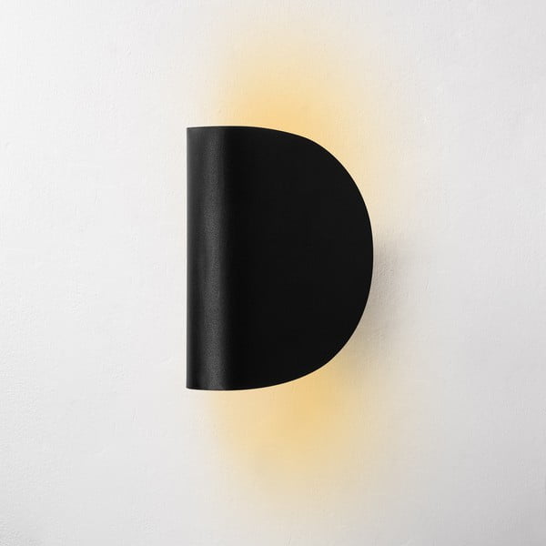 Čierne LED nástenné svietidlo Heybe – Opviq lights-image-2