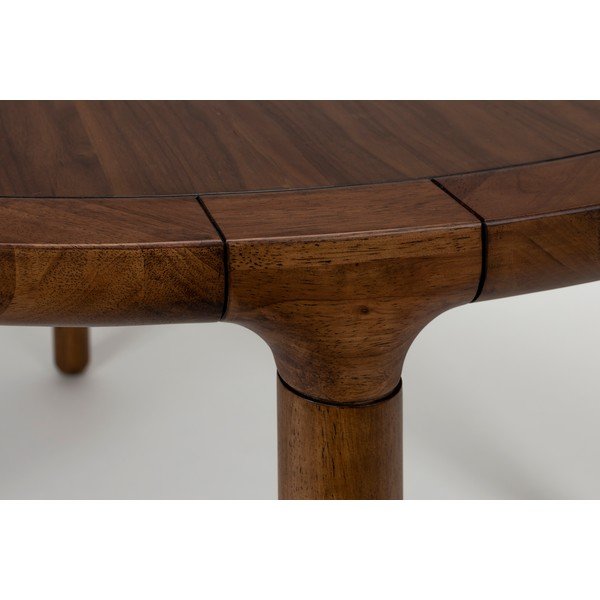 Okrúhly jedálenský stôl v dekore orecha ø 128 cm Storm – Zuiver-image-3