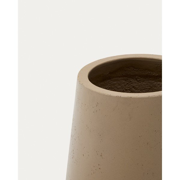Betónový obal na kvetináč ø 50 cm Calun – Kave Home-image-3