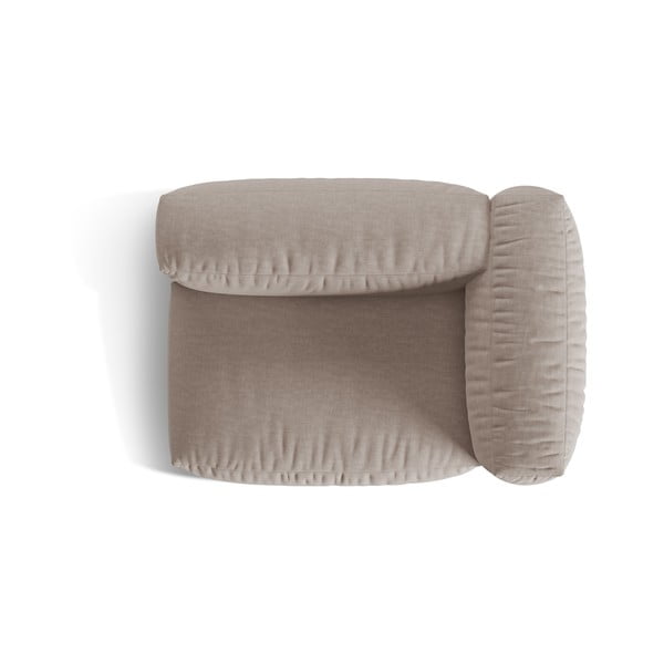 Béžový modul pohovky (pravý roh) Martina – Micadoni Home-image-3