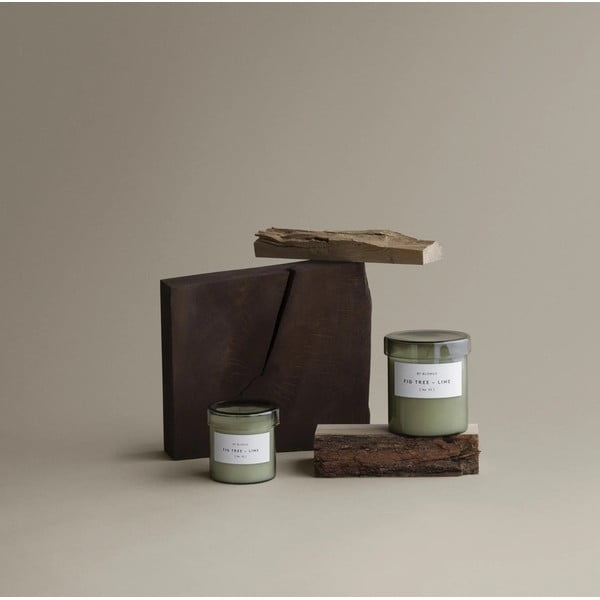 Vonná sójová sviečka doba horenia 45 h Valoa Fig Tree - Lime – Blomus-image-1