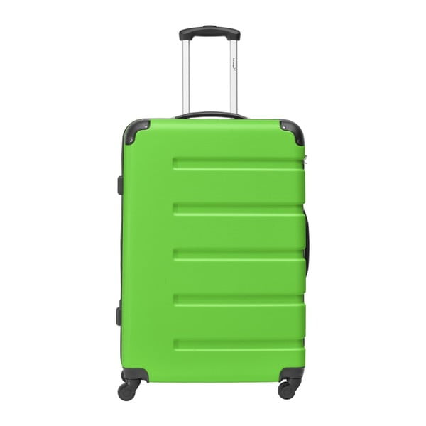 Zelený cestovný kufor Packenger Mariana, 101 l