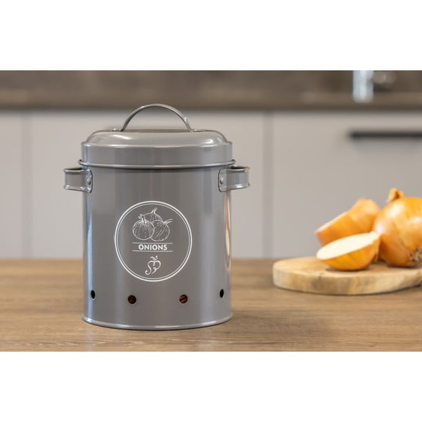 Oceľová dóza na cibuľu a cesnak Secret Du Potager – Esschert Design-image-4