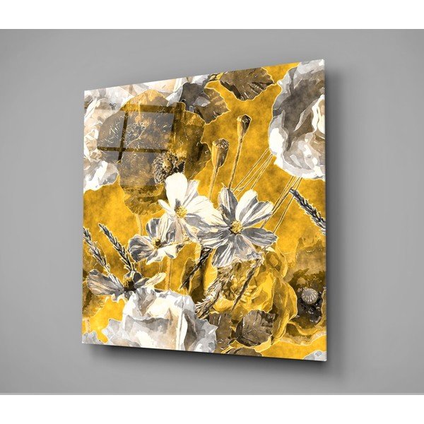 Sklenený obraz Insigne Daisies, 40 x 40 cm-image-3
