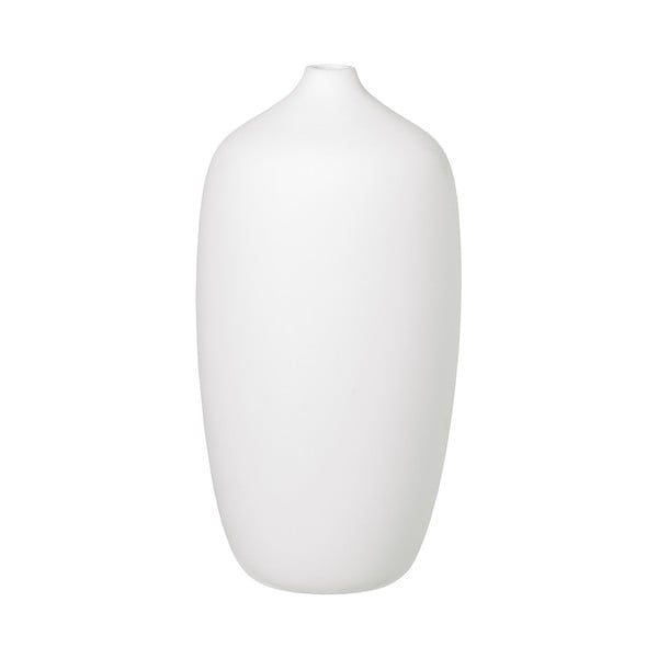 Biela keramická váza Blomus, výška 25 cm