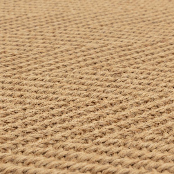 Obojstranný/ručne tkaný jutový koberec v prírodnej farbe 120x170 cm Bordo Herringbone Linen – Asiatic Carpets-image-2