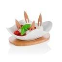 Servírovacia miska s podnosom a 4 napichovadlami Brandani Nuvola