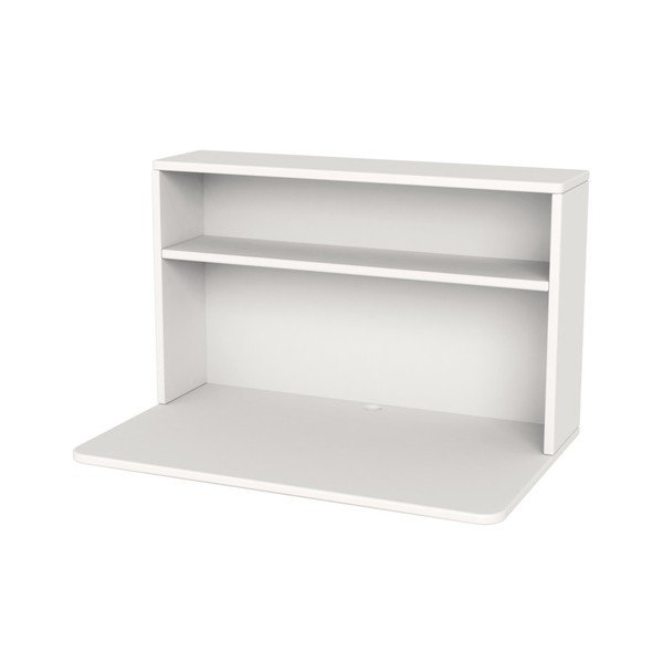 Biely detský policový diel s písacou doskou Flexa Shelfie