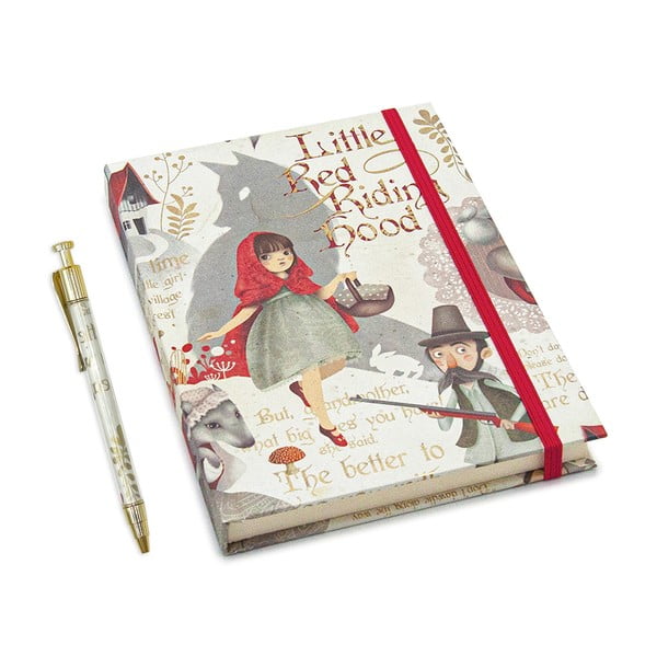 Zápisník s perom 192 stránok Little Red Riding Hood – Kartos