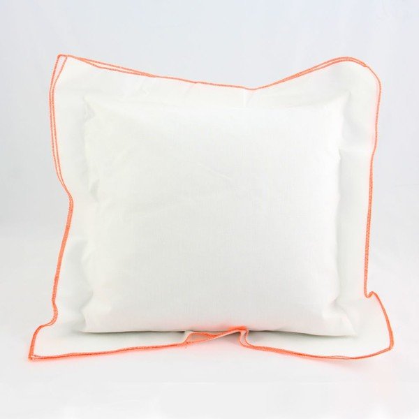 Obliečka na vankúš Basic Fluor orange, 40 x 40 cm-image-1