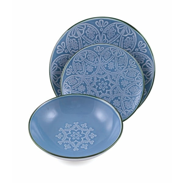 18-dielna sada farebného riadu z kameniny Villa d'Este Baku-image-3