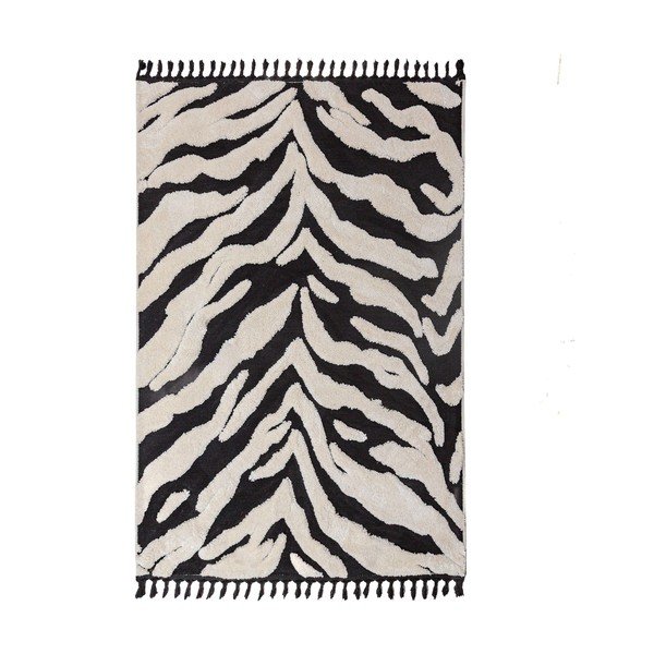 Čierno-biely koberec 200x300 cm Esra Zebra – Flair Rugs