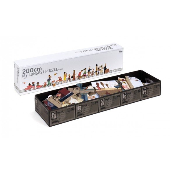 Dlhé puzzle nastupovať Londji, 54 dielikov-image-2