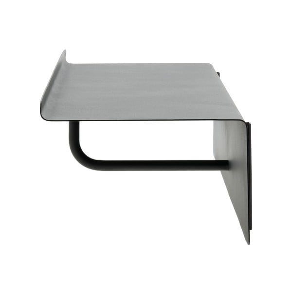 Čierny oceľový nástenný vešiak s poličkou 21,5 cm A-Coat – Zone-image-4