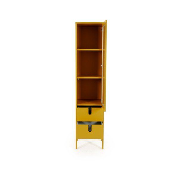 Žltá vitrína Tenzo Uno, šírka 40 cm-image-3