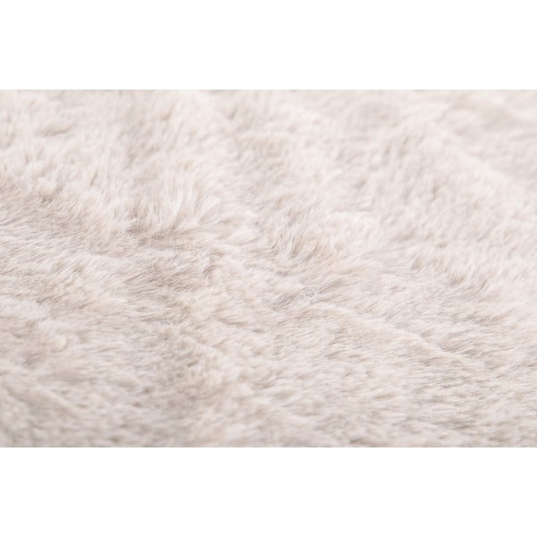 Bielobéžová deka z umelej kožušiny 150x200 cm Ruby – Tiseco Home Studio-image-2