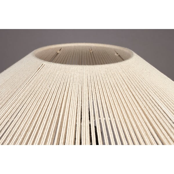 Čierno-biela stolová lampa s textilným tienidlom (výška 62 cm) Elon – Dutchbone-image-4