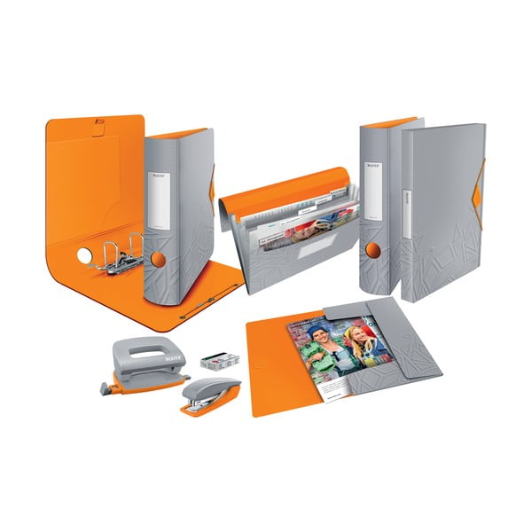 Sivá aktovka s priehradkami Leitz-image-4