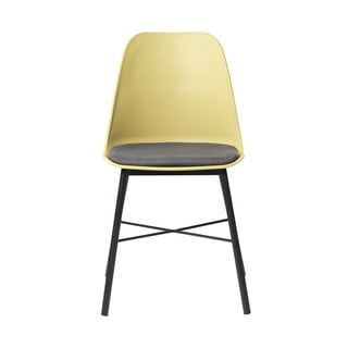 Súprava 2 žlto-sivých stoličiek Unique Furniture Whistler