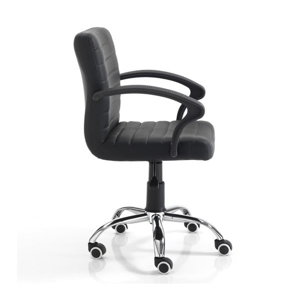 Čierna kancelárska stolička na kolečkách Tomasucci Pany-image-1