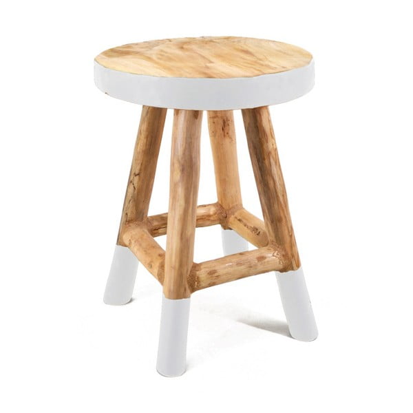 Stolička z teakového dreva Moycor Marsella, 42 cm