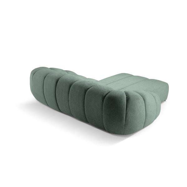 Svetlozelená rohová pohovka (ľavý roh) Diana – Micadoni -image-3