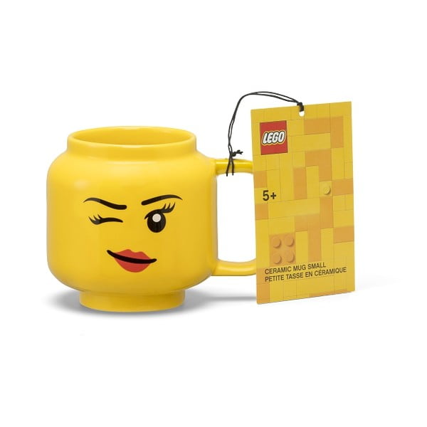 Žltý keramický detský hrnček 255 ml Head - LEGO®-image-3