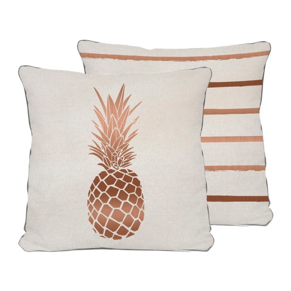 Obojstranná obliečka na vankúš Really Nice Things Pineapple, 45 × 45 cm