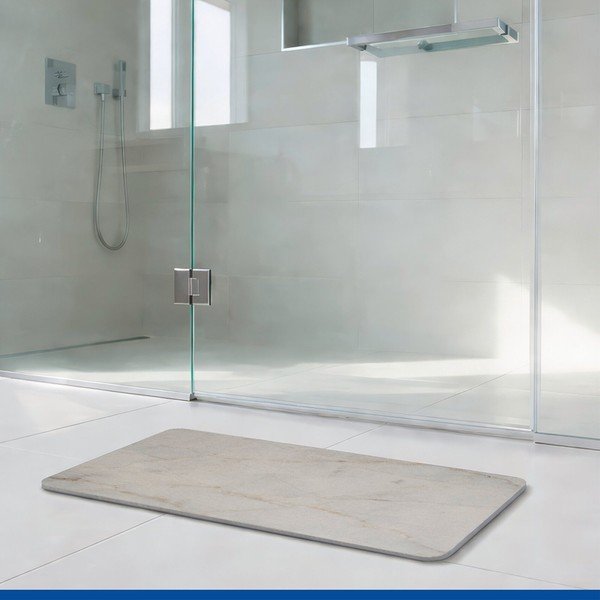Taupe kúpeľňová predložka z kremeliny 39x60 cm Itamos – Wenko-image-1
