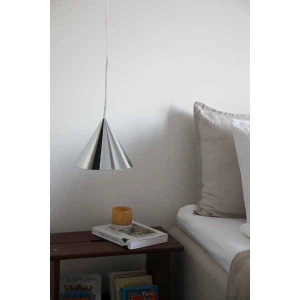 Kovové závesné svietidlo v striebornej farbe s kovovým tienidlom ø 19 cm Tip – Markslöjd-image-1