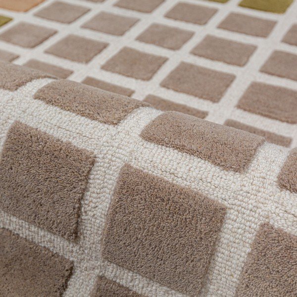 Zelený ručne tkaný vlnený koberec 160x230 cm Renga Wool – Flair Rugs-image-3