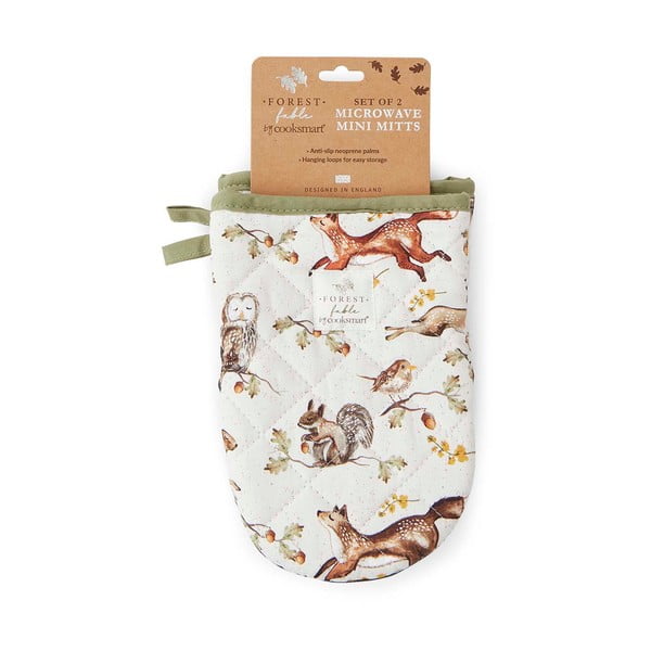 Bavlnené kuchynské rukavice v súprave 2 ks Forest Fable – Cooksmart ®-image-4