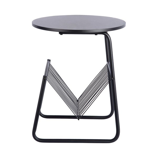 Kovový okrúhly odkladací stolík ø 40 cm Riqueza Revista – Leitmotiv-image-3