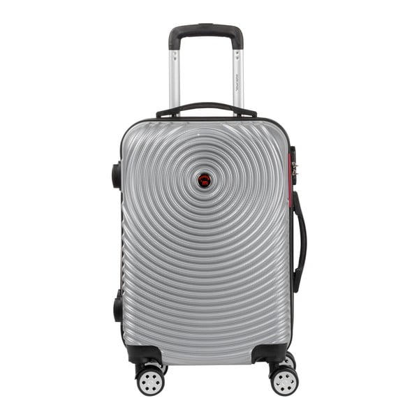 Sivá príručná batožina na kolieskach Murano Traveller, 55 × 34 cm