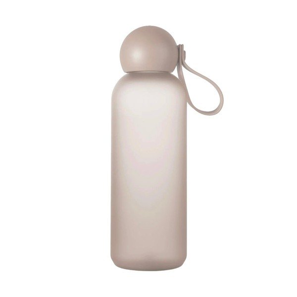 Béžová cestovná fľaša z recyklovaného plastu 650 ml Tom – Sagaform