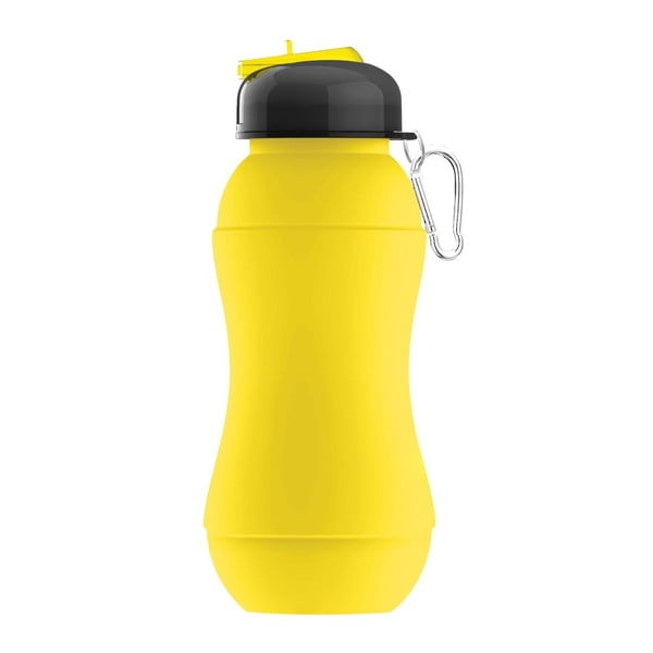 Športová fľaša Sili-Squeeze, žltá, 700 ml